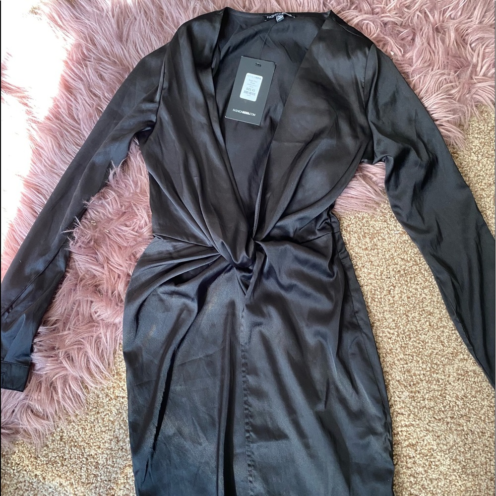 fashion nova silky dress